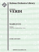 Nabucco Overture [2d1, 2, 2, 2 - 4, 2, 3, 1, timp, perc, str]
