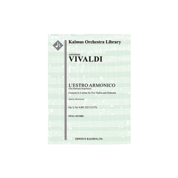 L'Estro Armonico, Op. 3, No. 8: Concerto for Two Violins in A minor, RV 522/ F.I:177 [Solo Vns (2):