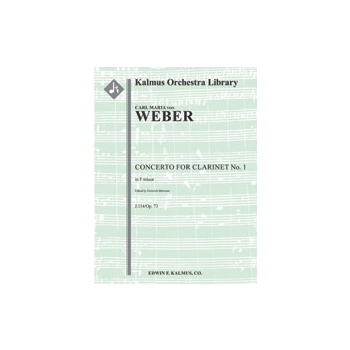 Concerto for Clarinet No. 1 in F minor, J.114/Op. 73 [2.2.0.2: 3.2.0.0: Timp: Str (9-8-7-6-5 in set)