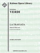 La Traviata (complete) [1+1, 2, 2, 2 - 4, 2, 3, 1, timp, perc, hp, str (2.2.1.1.1)vocal soli (12 rol