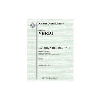 La Forza del Destino [1(d. Picc)+Picc(d. Fl).2.2(2nd d.BCl).2: 4.2.3.1: Timp.Perc(2): 2Hp: Str (4.4.