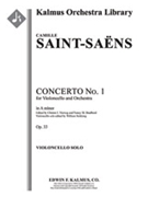 Concerto for Cello No. 1 in A minor, Op. 33 [Full Orchestra, Solo Strings with Ensemble]