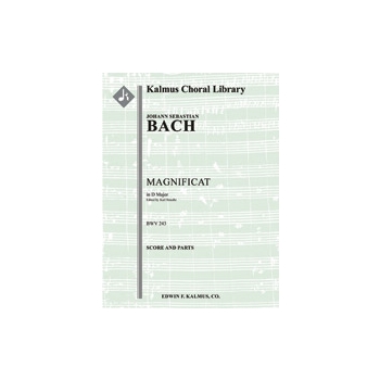 Magnificat in D, BWV 243 [2.2+2 obd'a.0.1: 0.3.0.0: Timp: Hpchd.Org: Str (2-2-2-1-1 in set): Soli SA