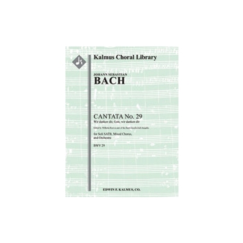 Cantata No. 29: Wir danken dir, Gott, wir danken dir, BWV 29 [0.2.0.0: 0.3.0.0: Timp: Org obl in set