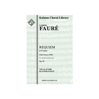 Requiem, Op. 48 (final version - 1900) [Voice, Piano]