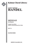 Messiah, HWV 56 (complete Urtext) [0, 2, 0, 1 - 0, 2, 0, 0, timp, hpchd, org, str (2.2.1.1.1)soli SA