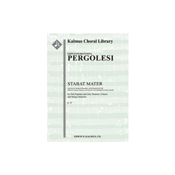 Stabat Mater, P. 77 [Org (in score): Str (2-2-2-1-1 in set): Soli SA: Women's Chorus]