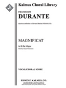 Magnificat in B-flat [Spurious attribution to Pergolesi] [Cantata/ Oratorio, Orchestra Accompaniment
