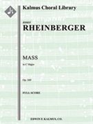 Mass In C, Op. 169 [(2, 2, 2, 2 - 2, 2, 3, 0, timp), org, str (2.2.1.1.1), solo SATB, mx chor]