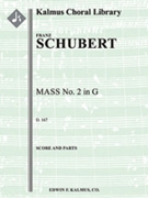 Mass No. 2 in G, D. 167 (1815) [(0, 2, 0, 2 - 0, 2, 0, 0, timp), org, str (2.2.1.1.1), solo SATB, mx