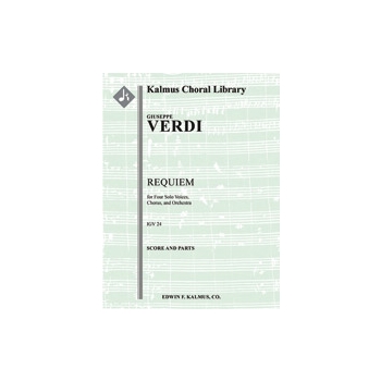 Requiem (Messa da Requiem; Totenmesse) [3(3rd dPicc).2.2.4: 4.8.3.1: Timp.Perc(1): Str (4-4-3-3-3 in