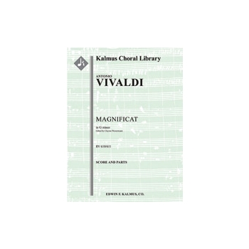 Magnificat in G minor, RV 610/611 [0.2.0.1(opt.): 0.0.0.0: Org: Str (2-2-2-1-1 in set): Solo SATB: M