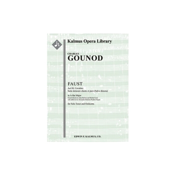 Faust: Act III, Cavatine: Salut demeure chaste et pure (Salve dimora) (tenor) [2.2.2.2: 4.0.0.0: Tim