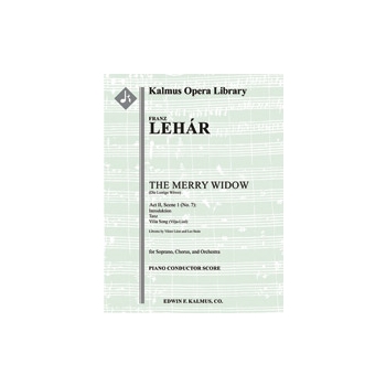 Die Lustige Witwe (The Merry Widow): Vilia Song (Vilja-Lied) [2(2nd dPicc).2.2.2: 4.3.3.0: Timp.Perc
