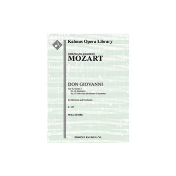 Don Giovanni, K. 527; Act II, Nos. 16 & 17: Canzonetta (Serenade): Deh vieni alla finestra (baritone