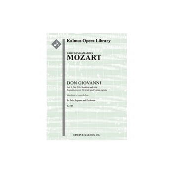 Don Giovanni, K. 527: Act II, No. 21b: Recitativo ed Aria: In quali eccessi; Mi tradi quell'alma ing