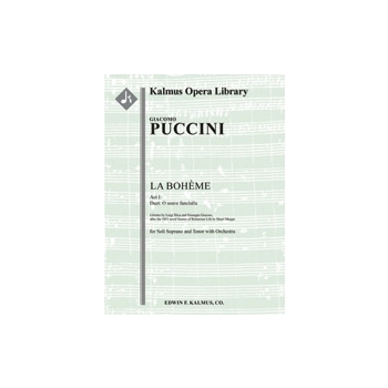 La Boheme: Act I, Duet: O soave fanciulla (soprano, tenor) [2+Picc.2+EH.2+BCl.2: 4.3.3+BTbn.0: Timp.