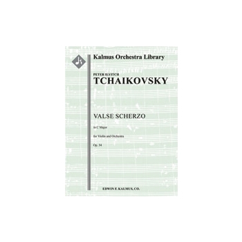 Valse Scherzo, Op. 34 [2.2.2.2: 2.0.0.0: Str (9-8-7-6-5 in set): Solo Violin]