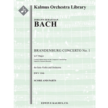 Brandenburg Concerto No. 1 in F, BWV 1046 (critical edition) [Detailed Instrumentation: 0.3.0.1: 2.0