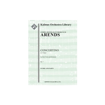 Concertino for Viola in C, Op. 7