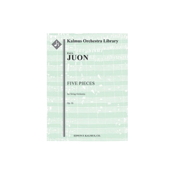 Five Pieces for String Orchestra, Op. 16 [String Orchestra (8-8-5-5-5 in set): Perc(2 opt.)]