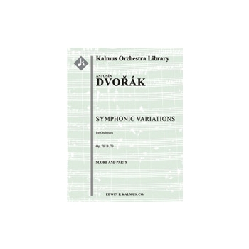 Symphonic Variations, Op. 78/B. 70 [2(2nd dPicc).2.2.2: 4.2.3.0: Timp.Perc(1): Str (9.8.7.6.5 in set