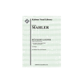 Songs to Poems by Rueckert; No. 2: Ich atmet' einen linden Duft!, medium voice (D, original key) [1.