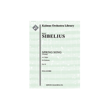 Spring Song, Op. 16 (Vaersaeng) [2(d2Picc).2.2.2: 4.3.3.1: Timp.Perc(1): Str (9-8-7-6-5 in set)]