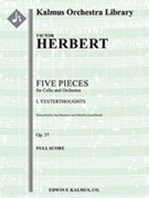 Five Pieces for Cello and Orchestra: I. Yesterthoughts, Op. 37 [Solo Vc (in set): Str(8-8-5-5-5)]