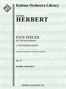 Five Pieces for Cello and Orchestra: I. Yesterthoughts, Op. 37 [Solo Vc (in set): Str(8-8-5-5-5)]