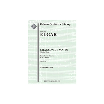Chanson de Matin, Op. 15/2 [composer's transcription] [1.1.2.1: 2.0.0.0: Hp(opt. Pno): Str (9-8-7-6-
