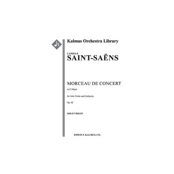 Morceau de Concert, Op. 62 [2.2.2.2: 2.2.0.0: Timp: Str (9.8.7.6.5 in set): Solo Vn in set]