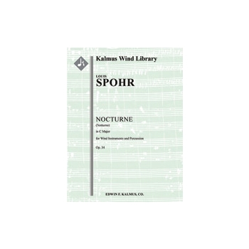 Nocturne for Wind Instruments and Percussion, Op. 34 [2Picc(1st dFl).2.2.2+CBsn: 2+Posthn in F.2.1.1