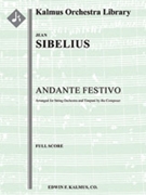 Andante Festivo, Op. 117a [String Orchestra, Timpani]