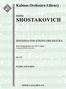 Symphony for Strings (String Quartet No. 8 Op. 110) by Shostakovich Dmitri - Drew Lucas - for String Orchestra
