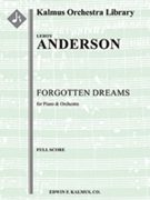 Forgotten Dreams [Piano Solo, Full Orchestra]