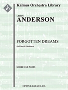 Forgotten Dreams [Piano Solo, Full Orchestra]