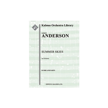 Summer Skies [Instrumentation: 2.2.2.2: 3Sax(AAT; opt): 4.3.3.1: Bells: Str (9-8-7-6-5 in set): Pno