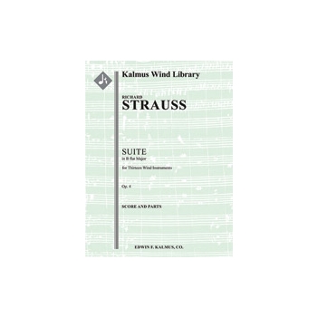 Suite in B flat for 13 Wind Instruments, Op. 4 [Wind Ensemble]
