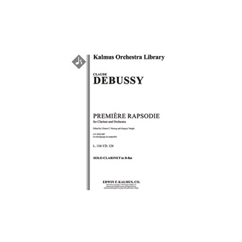 Premiere Rapsodie pour Clarinet et Orchestre (First Rhapsody for Clarinet & Orchestra) [3.2+EH.2.3: