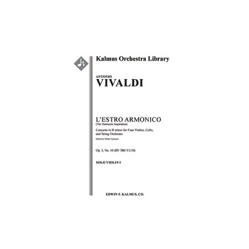 L'Estro Armonico, Op. 3, No. 10: Concerto for Four Violins & Cello in B minor, RV 580 / F.IV:10 [Det