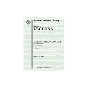 Danzas Afro-Cubanas, No. 5: Danza Lucumi [2(2nd dPicc).2.2.2: 3Sax(AAT): 4.3.3.1: Perc(2-4): Hp: Str