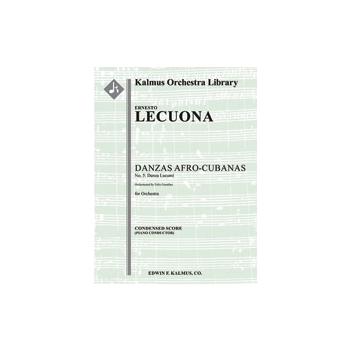 Danzas Afro-Cubanas, No. 5: Danza Lucumi [2(2nd dPicc).2.2.2: 3Sax(AAT): 4.3.3.1: Perc(2-4): Hp: Str