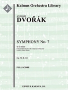 Symphony No. 7 in D Minor, Op. 70, B. 141 (critical edition) [2, 2, 2, 2 - 4, 2, 3, 0, timp, str]