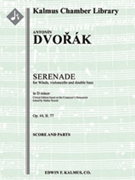 Serenade in D minor for Winds, Violoncello and Double Bass in D minor, Op. 44, B. 77 (critical editi