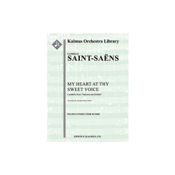 My Heart at Thy Sweet Voice (Mon Coeur s'Ouvre ta Voix): Cantabile from Samson and Delilah [trasncri