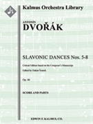 Slavonic Dances Op. 46 Nos. 5-8, critical edition [Full Orchestra, Ensemble Works]