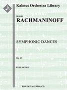 Symphonic Dances [2+1, 2+1, 2+1, 2+1, alto sax - 4, 3, 3, 1, timp, perc, hp, pf, str]FULL SCORE. STU