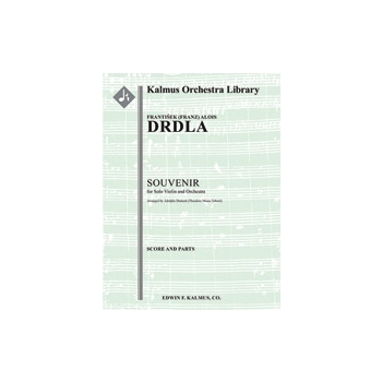 Souvenir for Solo Violin and Orchestra [Full Orchestra, Solo Strings with Ensemble]