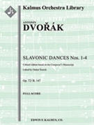 Slavonic Dances Op. 72/B. 147, Nos. 1-4, critical edition [Full Orchestra, Ensemble Works]